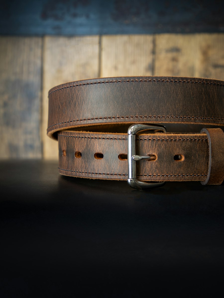 Woven Leather Belt 2